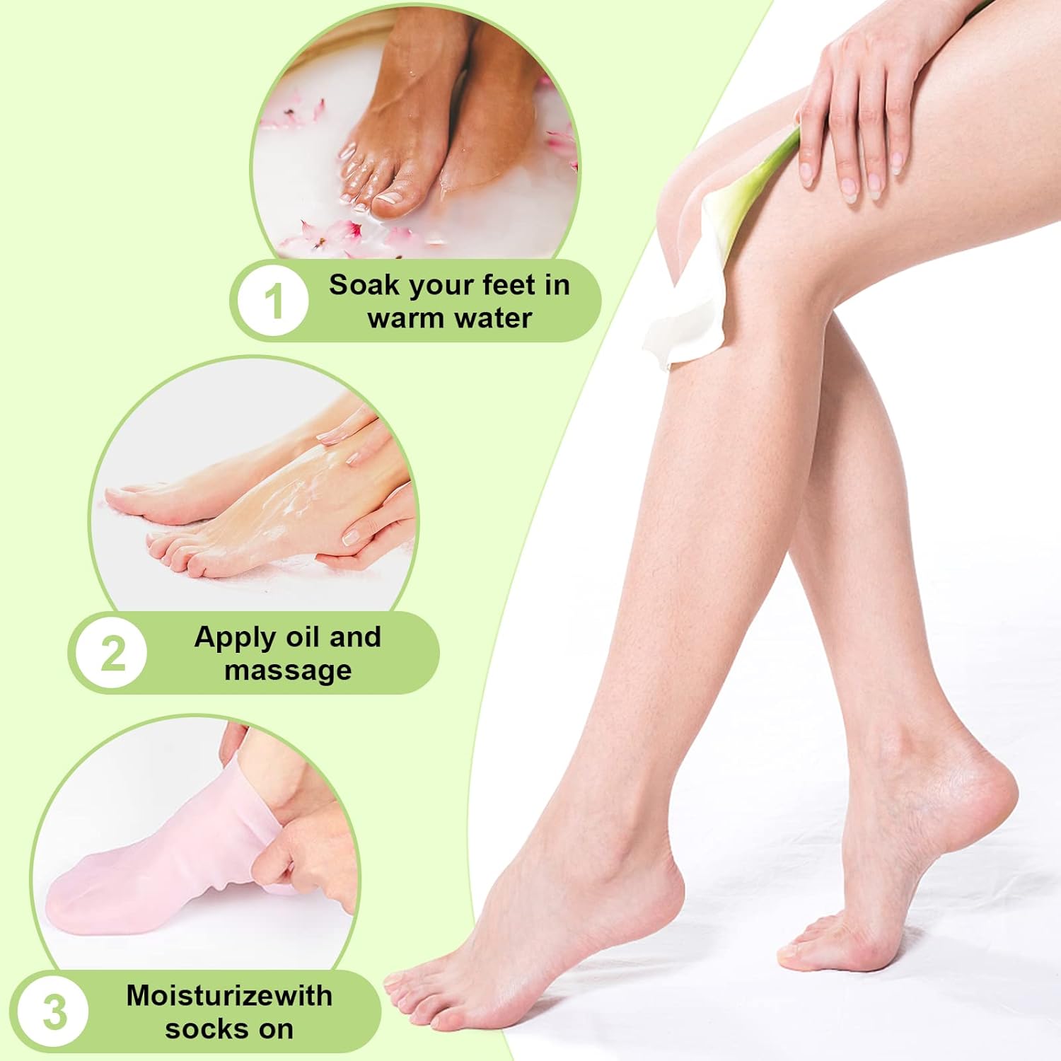 1 + 2 GRATIS HEUTE | HydraFeet™ | Verabschieden Sie sich von rissigen Fersen!