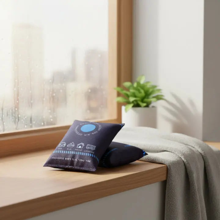 1+1 GRATIS | Moisture Absorption Bags™ — Klare Fenster, Frische Luft, Vollkommene Ruhe