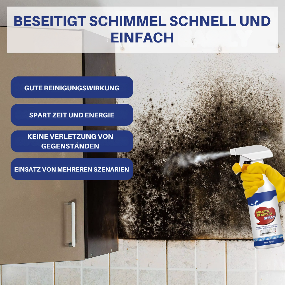 1+1 GRATIS | MoldZero™ Schnellentferner für Schimmel für ein gesundes, fleckenfreies Zuhause