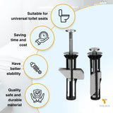 1+1 GRATIS | ToiLock™ Verhindert lästige Toilettensitzbewegungen durch einfach zu montierende Schrauben