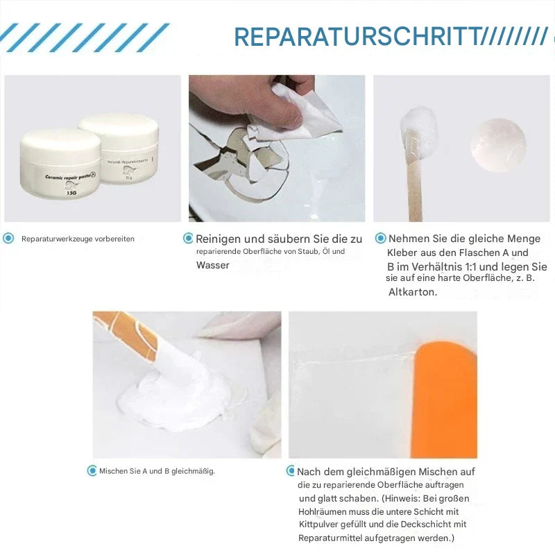 1+1 Gratis | TileRepair™ Reparieren Sie gesprungene Fliesen schnell und einfach
