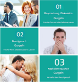 1+1 Gratis | Zahnweiß Schaumzahnpasta | JustWhite™ | Entfernt Flecken & Aufhellend | Frischer Atem & Natürlich Sicher