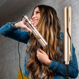 2-in-1 Hair Styler | Curling & Straightening | Ceramic Coating | FlexiCurl
