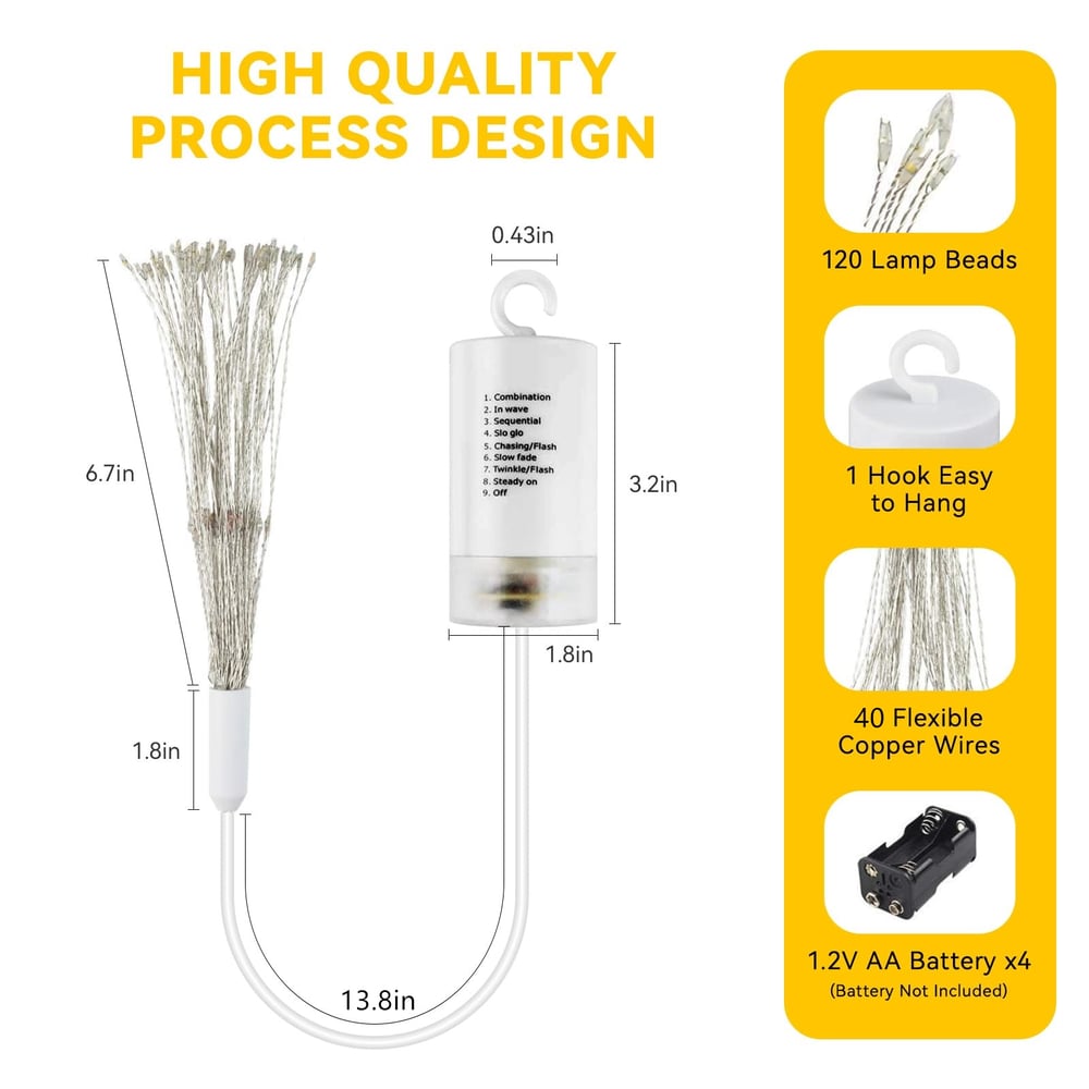 2+1 GRATIS | Hängende Sternenlichter – Magische Atmosphäre für Ihr Zuhause