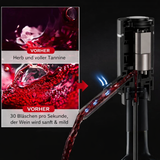 3-in-1 Belüfter & Spender | Weinbelüfter | Tropffrei | Einhandbedienung | AeriBlend