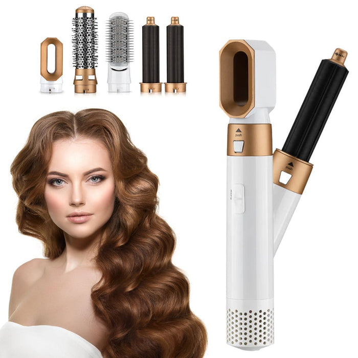 5-in-1 Haarglätter & Styler | Airflow-Technologie | Für Glatte & Lockige Looks | HairFlex Pro