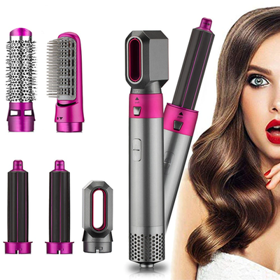 5-in-1 Haarglätter & Styler | Airflow-Technologie | Für Glatte & Lockige Looks | HairFlex Pro