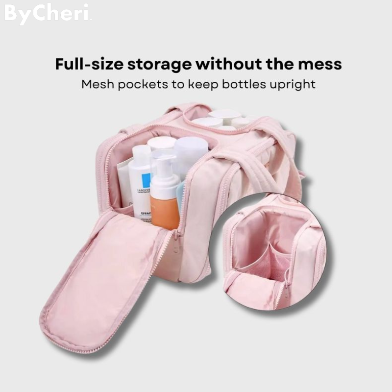 50% RABATT TEMPORÄR | CosmiPack™ | Hält die Toilettenartikel geordnet und aufrecht!