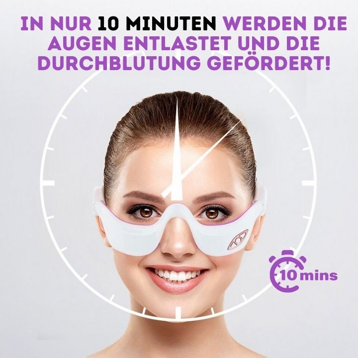 50% RABATT TEMPORÄR | RadianceEyes™ |Erleben Sie Augenmassage jederzeit und überall!