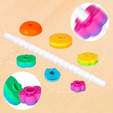 50% RABATT TEMPORÄR | SpinStack™ | Sicheres, farbenfrohes Spiel, das Kinder fesselt