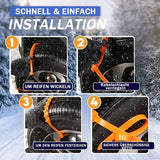 5+5 GRATIS | RoadReady™ Tragbare Schneeketten