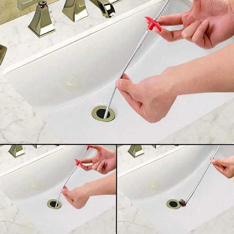 Abflussreiniger Haken | Verstopfungen Entfernen | Wiederverwendbar & Umweltfreundlich