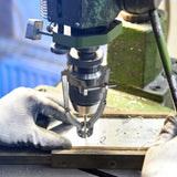 Adapter- & Stemmeisenset für präzise Zapfenlöcher | 8 Aufsätze 6–16 mm | Kompatibel mit Bohrmaschinen