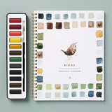 Aquarell-Workbook für Anfänger | Schritt-für-Schritt Malbuch | inklusive hochwertigem Farbset | AquaBliss