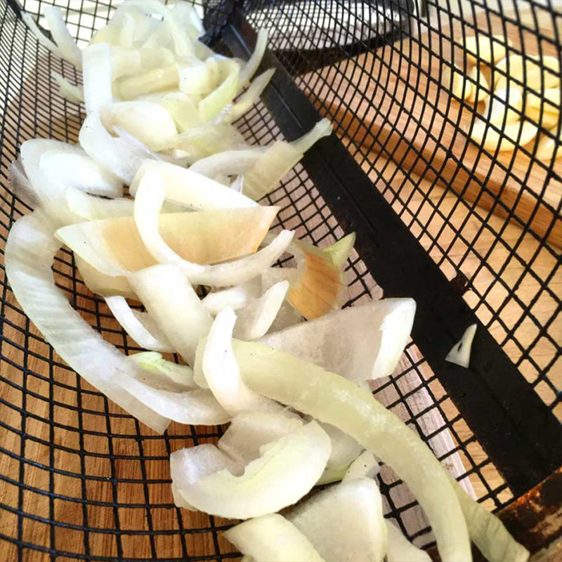 BBQ Grillkorb | 360° Drehbar | Gleichmäßige Hitze | Edelstahl Design | GrillMaster