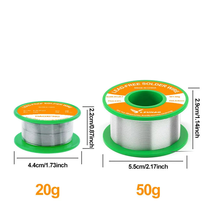 Bleifreier Lötzinn | Flussmittelkern & Niedrigtemperatur | Präzises Löten & Gesundheitsfreundlich