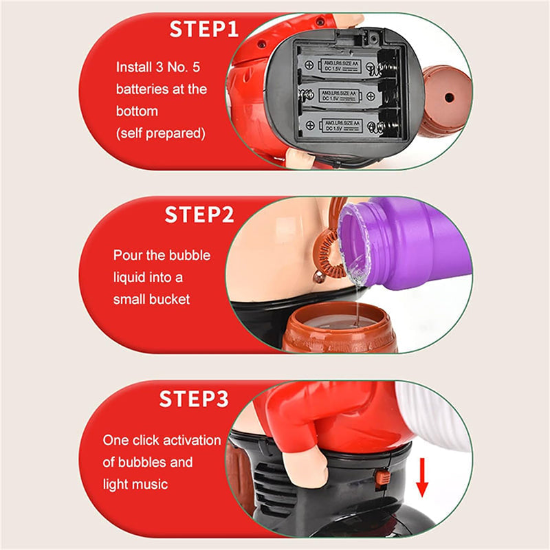 BubbleWhirl– Ein Wirbelwind aus SeifenblasenFunny Bubble Blowing Machine