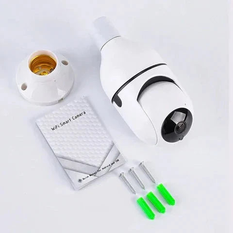 BulbCam360 Sicherheitskamera | 360° Rundumsicht | Full HD Nachtsicht | Kabellose Installation