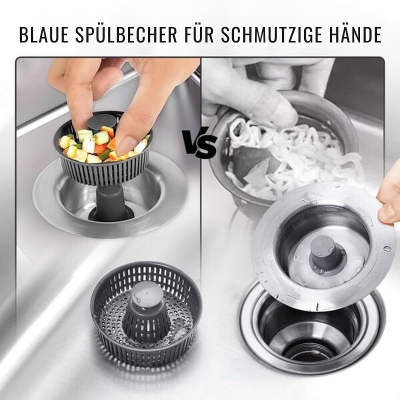 CleanFlow™ – Neuer Verbesserter Siphon-Siebkorb-Ablauf