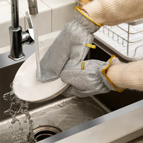 CleanWash™ – Praktische Geschirrspülhandschuhe für Müheloses Reinigen