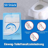 Einweg-Toilettensitzabdeckung™ - Bleiben Sie keimfrei mit Einweg-Toilettensitzauflagen (50 Stücke)