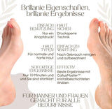 Elektrischer Hornhautentferner | Quarz-Kristallrollen | LED-Licht | Wasserdicht & Wiederaufladbar | CallusPro