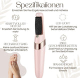 Elektrischer Hornhautentferner | Quarz-Kristallrollen | LED-Licht | Wasserdicht & Wiederaufladbar | CallusPro