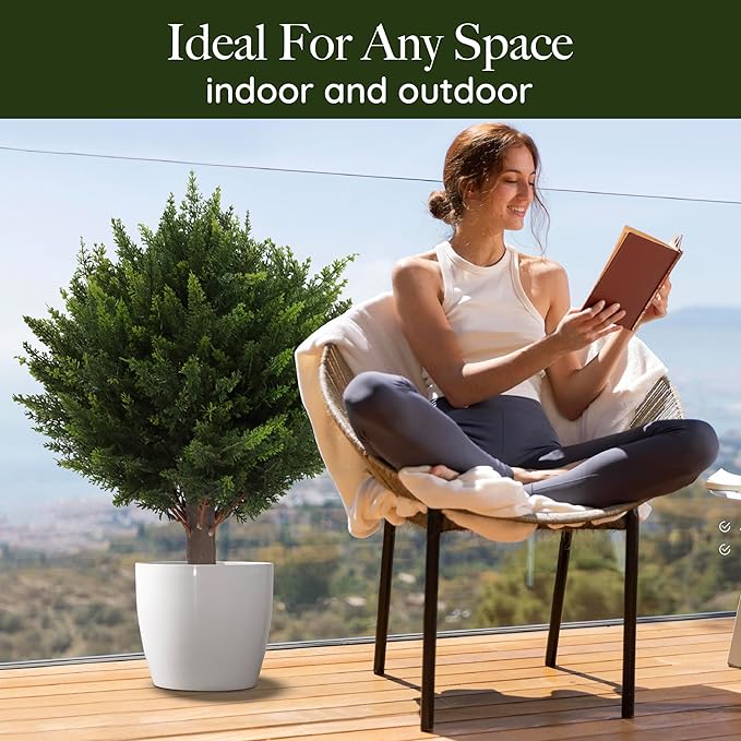 EverVerde™ Künstlicher Zedern-Formbaum – Müheloses üppiges Grün, das das ganze Jahr über lebendig bleibt