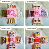 Explosionsbox Geschenk | Personalisiert | Mit Geheimfach | 8 Schmetterlinge Gratis