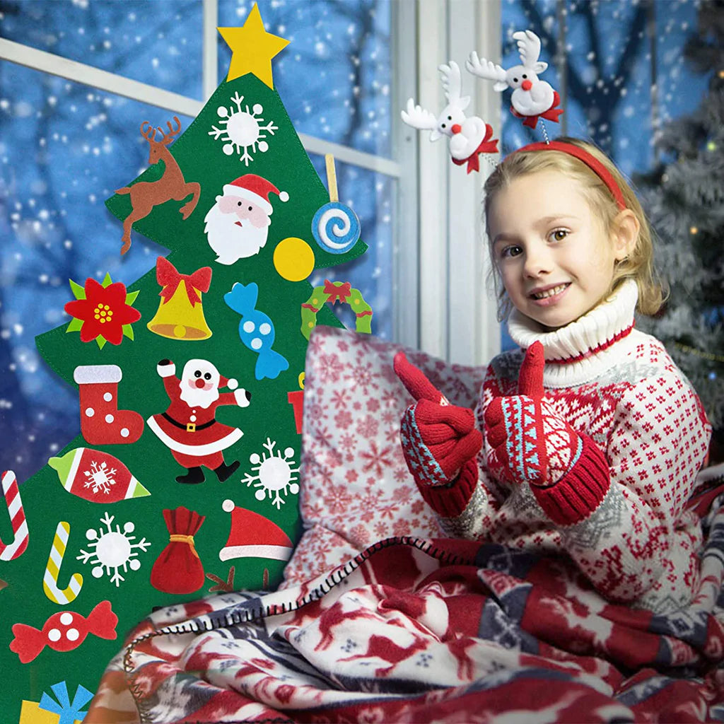 FeltTree™- Filz-Weihnachtsbaum für Kinder