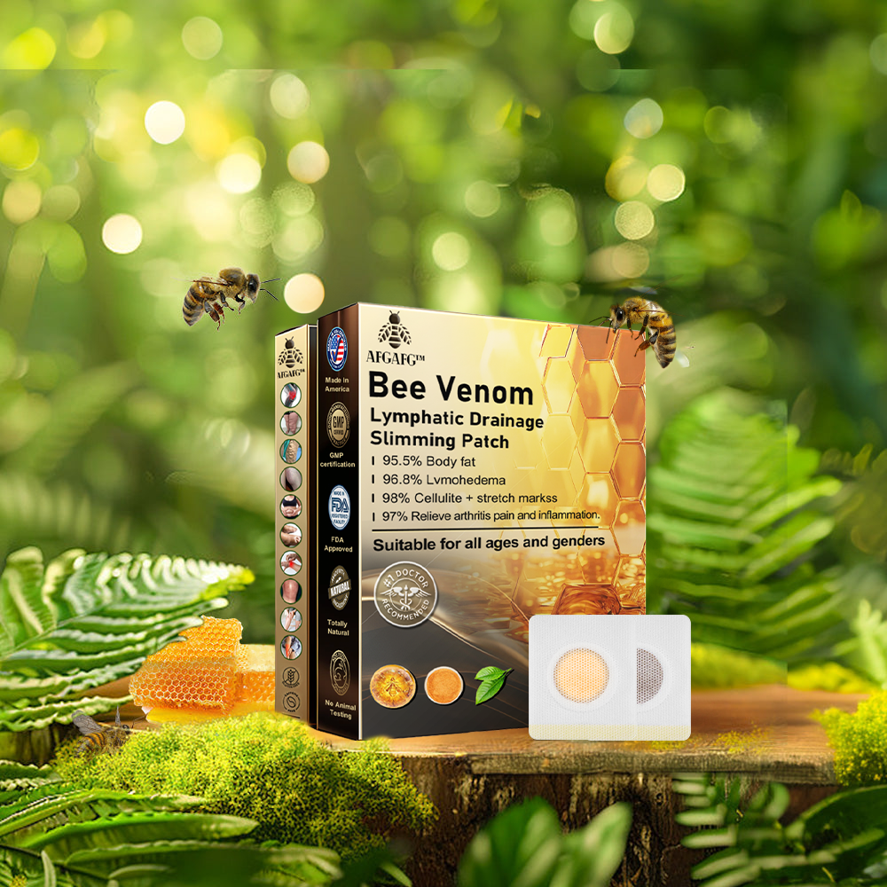 Fettverbrennungspflaster | Mit Bienengift & Kräuterextrakten | Stoffwechsel aktivierend | Natürlich & Effektiv (10er Set)