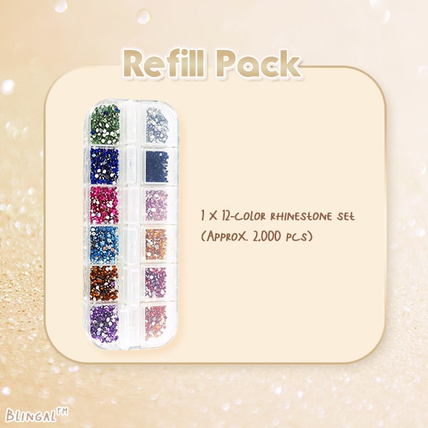 Gemify™ - Verziert Bastelprojekte sauber und glitzernd, ohne klebrige Finger