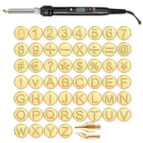 Gravur Set | Alphabet Brennspitzen | Für Holz, Leder & Kork | Präzise & langlebig
