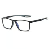 Herren Blaulichtfilter Brille | Ultraleicht Titanrahmen | Antireflex & Augenentspannung | AirStride