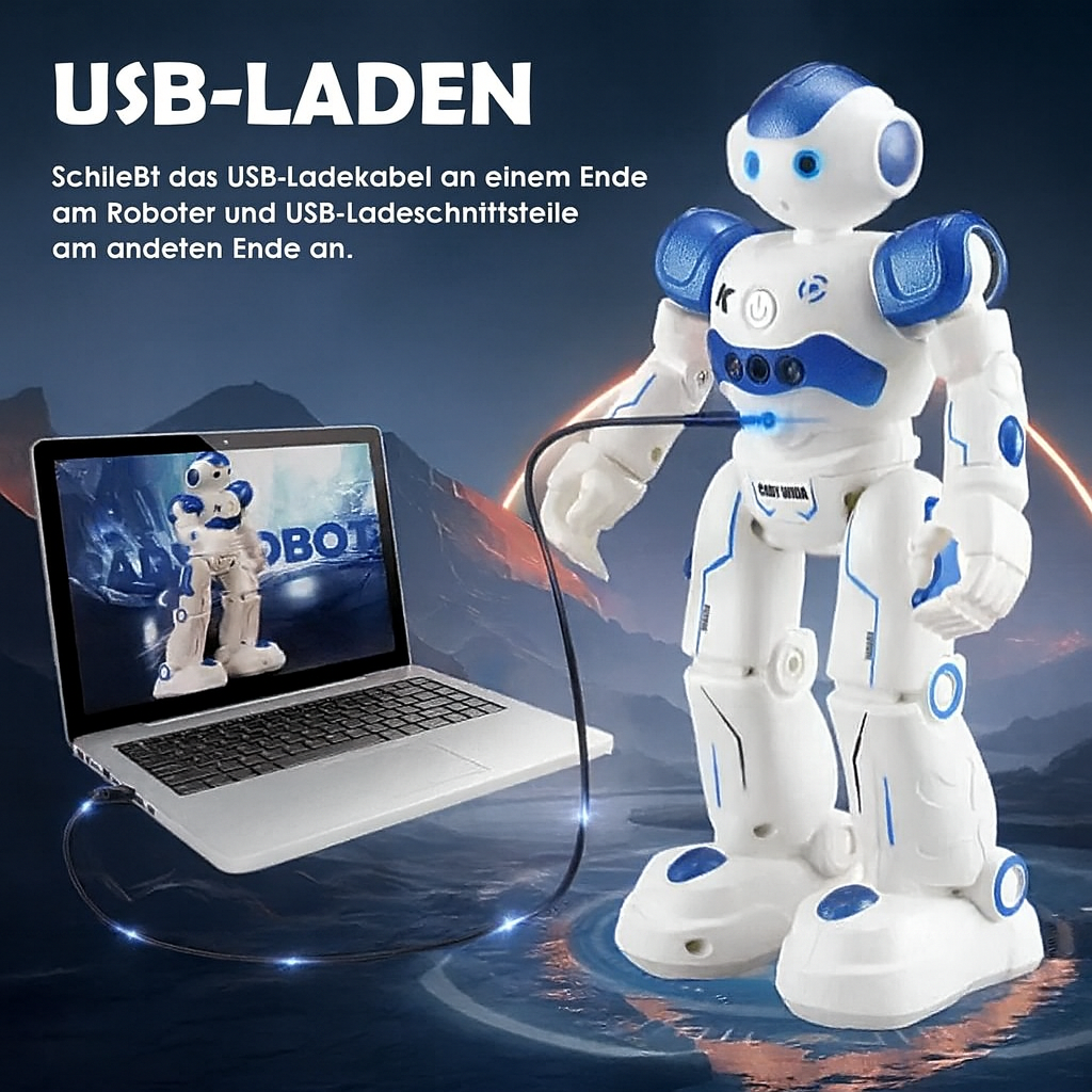 Intelligenter Roboter mit Gestenerkennung | Interaktiv & Lernfördernd | Für Kinder & Technikfans | SmartRobot