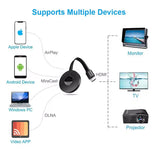 Kabelloser HD-Mirror-Adapter | Full HD 1080p | Miracast, AirPlay & DLNA | Plug & Play HDMI