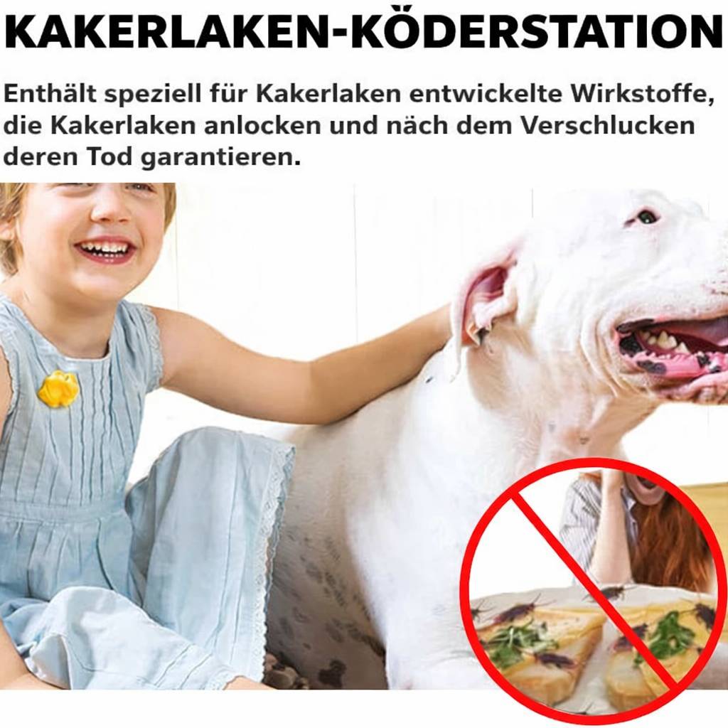 Kakerlakenköder | Langzeitwirkung | Haustiersicher | RoachGuard