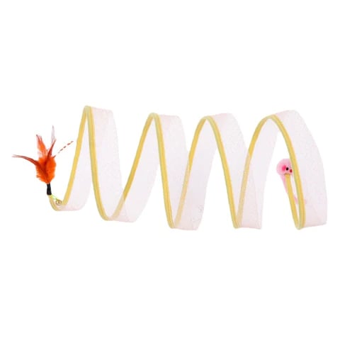 KittyMaze™ | Zusammenklappbarer Katzentunnel mit integriertem Spielzeug