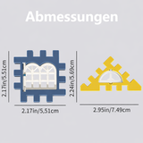 Kreatives Lernspielzeug | Klick-System | Fördert Fantasie & Feinmotorik | Montessori Bausteine