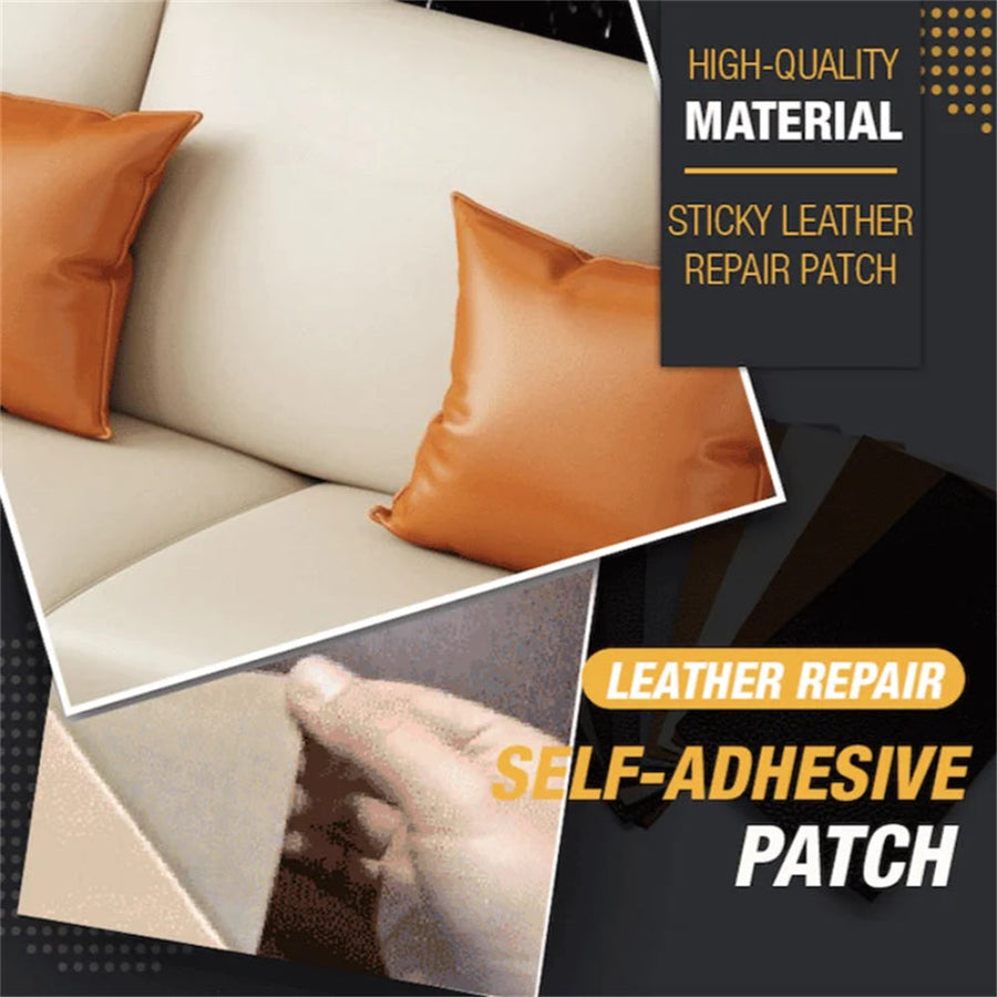LeatherFix™ - Selbstklebender Lederrefinisher Zuschneidbare Sofa-Reparatur