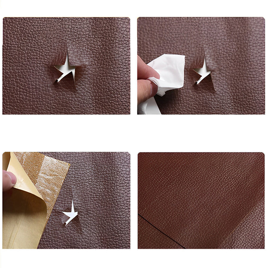 LeatherFix™ - Selbstklebender Lederrefinisher Zuschneidbare Sofa-Reparatur