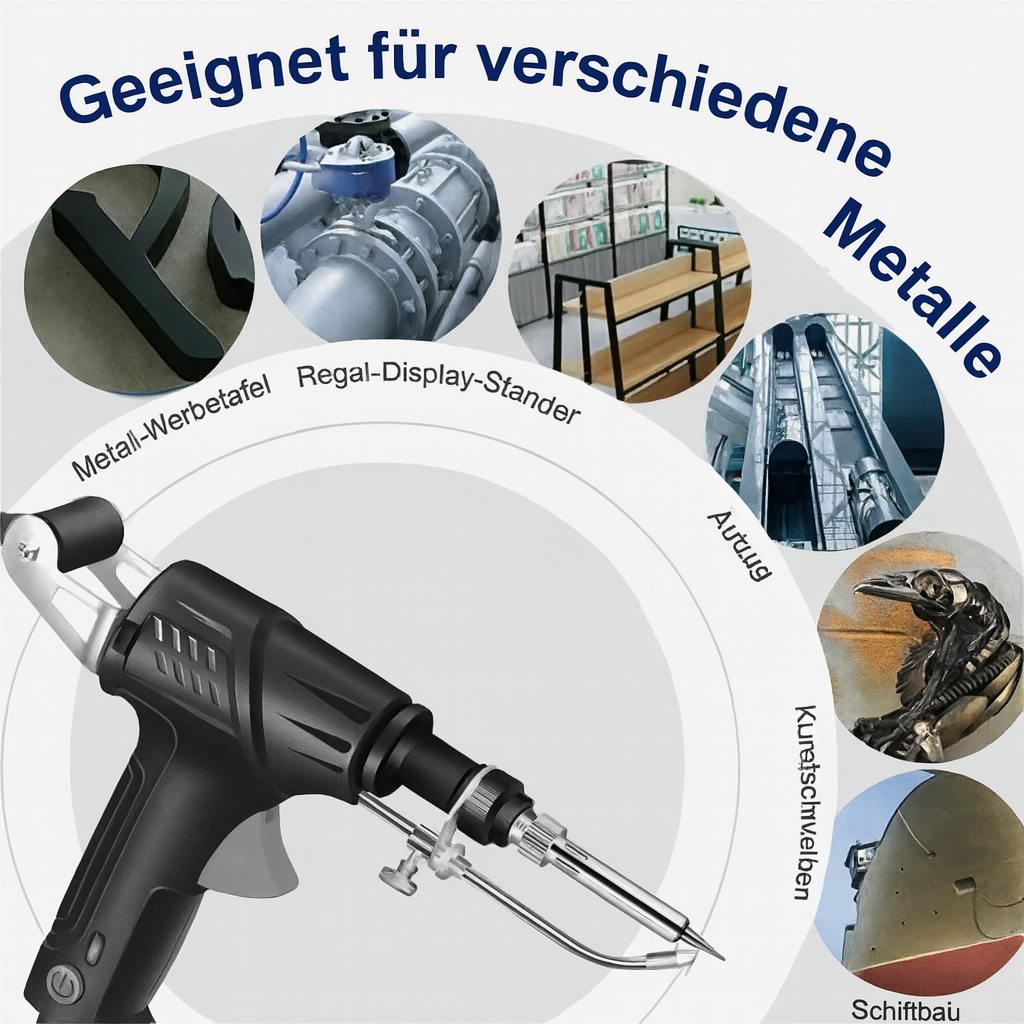 Lötpistole | Einhandbedienung | Präzise Dosierung | Für Metall & Elektronik
