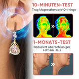 Magnetische Ohrringe aus Germanium & Granat | Stilvolles Design | Komfortable, leichte Ohrstecker - VitalFlow™