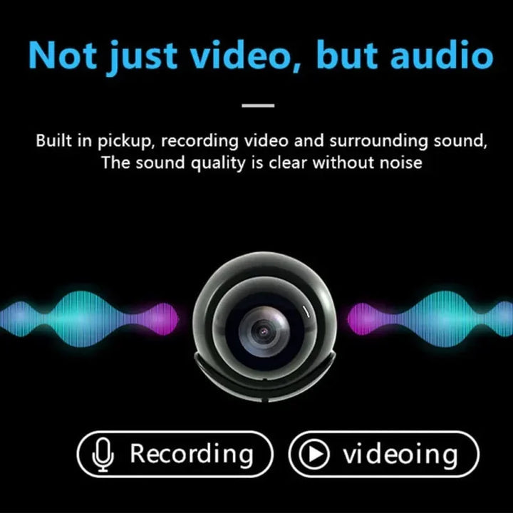 Mini Überwachungskamera | 1080p HD | WLAN & Bewegungserkennung | Nachtsicht