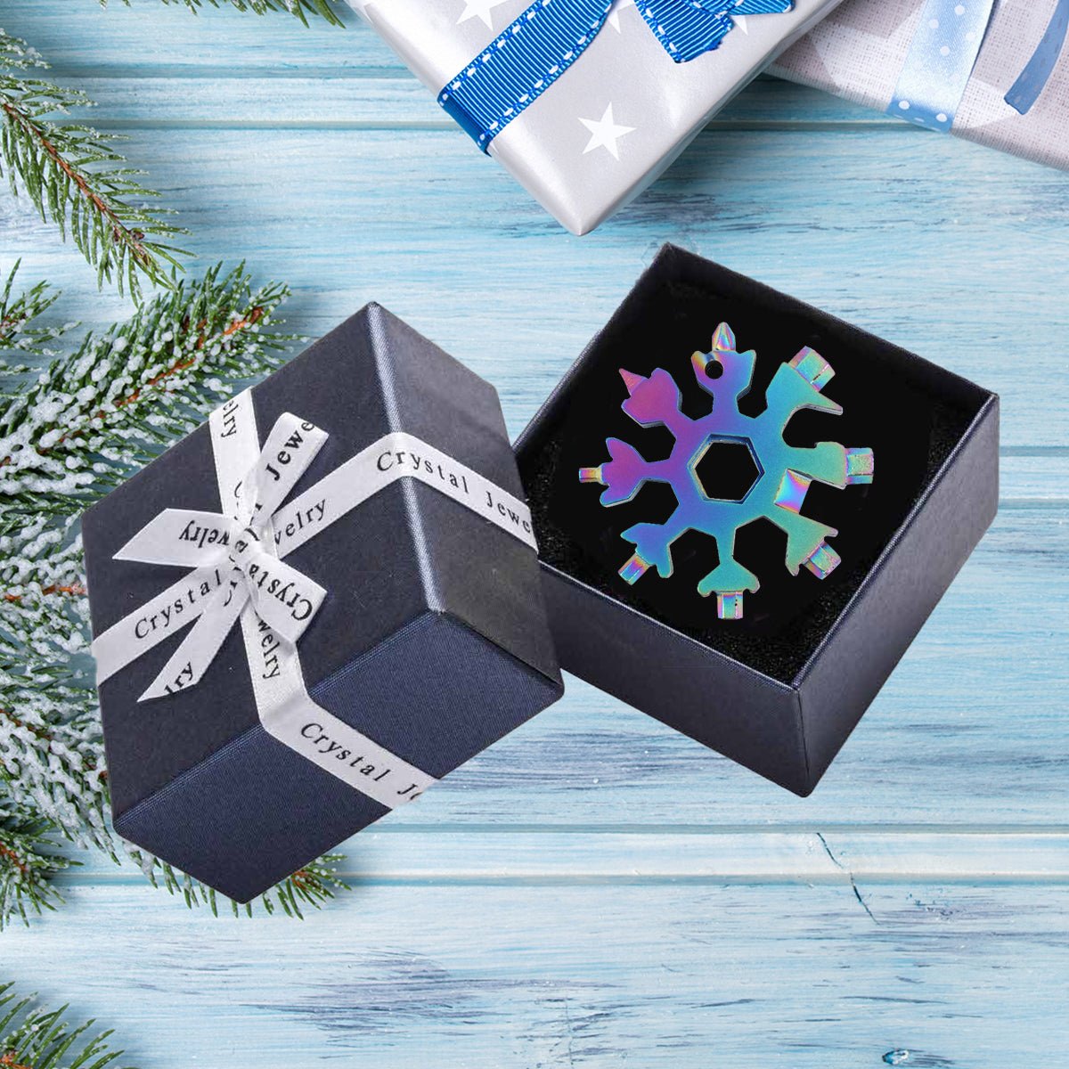 Multitool | 18-in-1 Schneeflocken-Werkzeug | Edelstahl | Kompakt & Robust