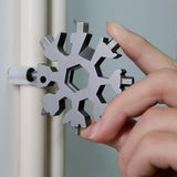 Multitool | 18-in-1 Schneeflocken-Werkzeug | Edelstahl | Kompakt & Robust