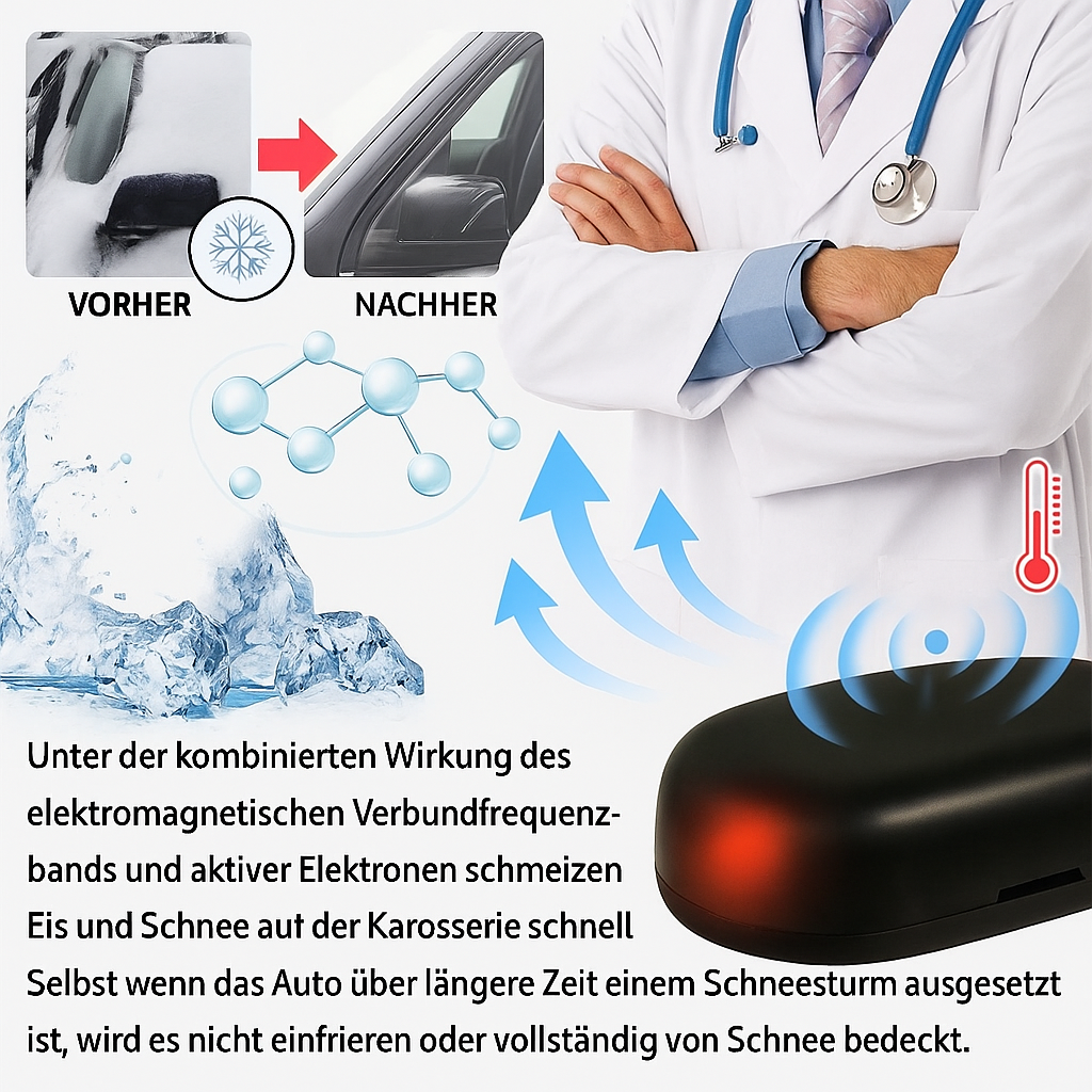 Schnellenteiser für Autoscheiben | Kein Kratzen mehr | Klare Sicht in Sekunden | Frostex Enteisgerät