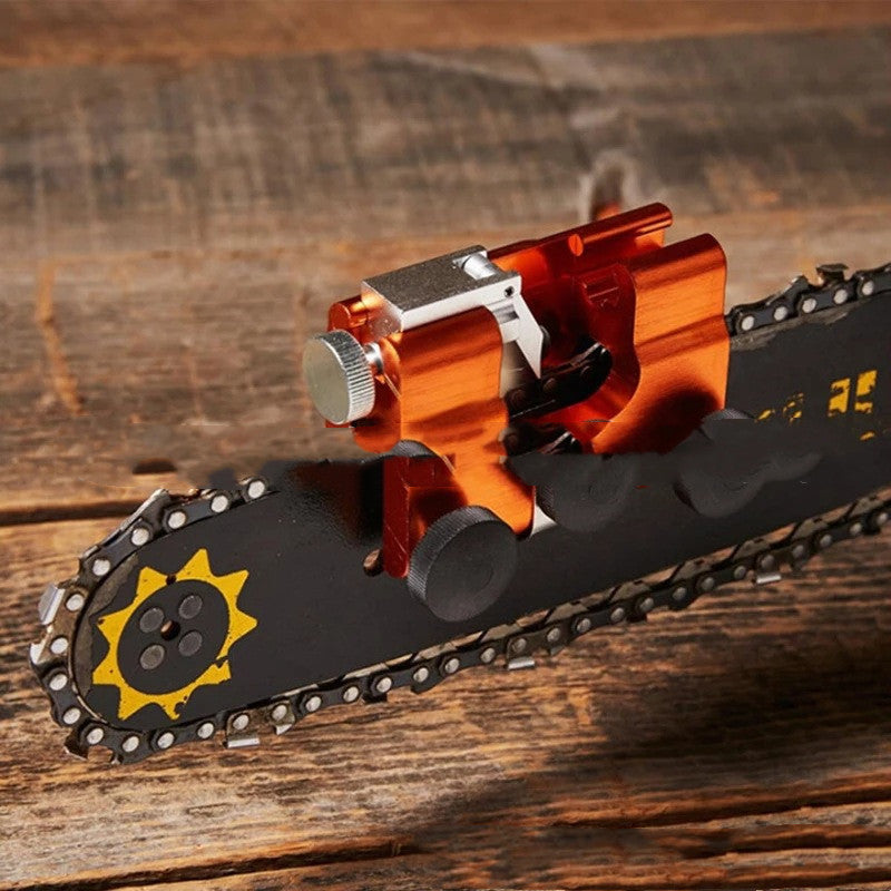 SharpSaw Kettensägenschärfer | Professionelles Schärfgerät | Tragbar & Langlebig | 50% Rabatt