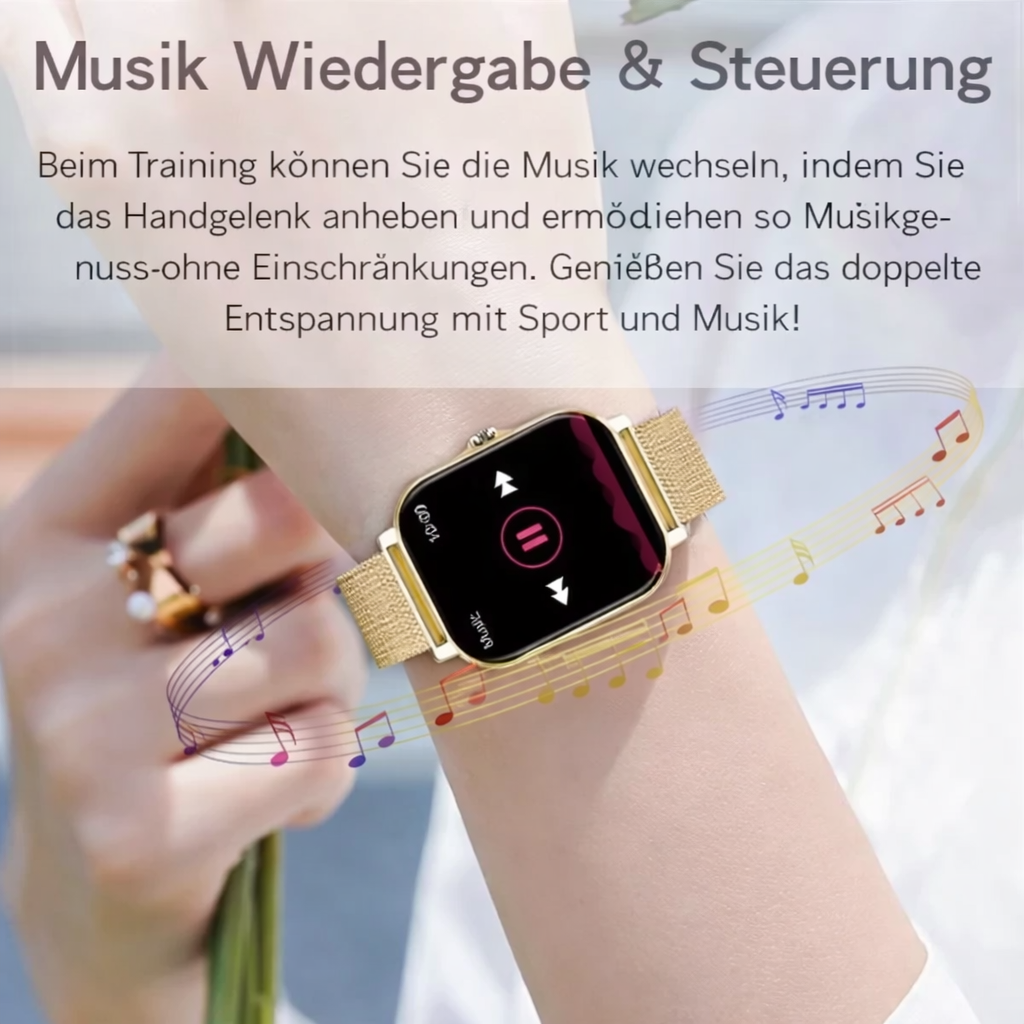 Smartwatch | Gesundheitsüberwachung | Lange Akkulaufzeit | Morena