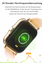 Smartwatch | Gesundheitsüberwachung | Lange Akkulaufzeit | Morena